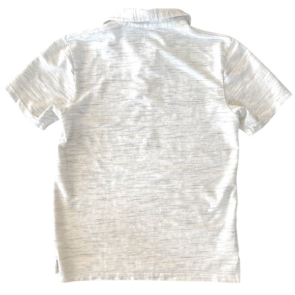 Boys Polo, Cream/Gray Heathered, Large 10/12, Children’s Place - Picture 2 of 3